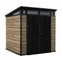 Casa de jardín KETER Deco Pent 7x7 tono fresno