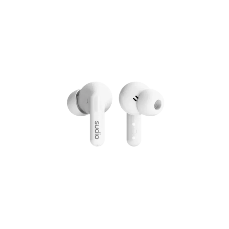 Sudio C8 Auriculares in-ear, ANC, Bluetooth 5.4, Blanco