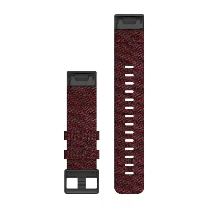 GARMIN Accesorio, fenix 6 22mm QuickFit Correa de nailon Heathered Red