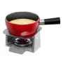Trisa Swiss Cross Stone Set de fondue de queso 2,5L, 6 tenedores, olla de gres con rechaud y quemador (7579.75)