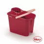 Cubo MERY 14L con pulsador rojo
