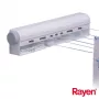 RAYEN Tendedero retráctil 22m con 10 uds. pinzas de ropa