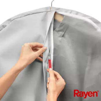 RAYEN Funda de ropa M Premium gris 60x135cm