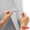 RAYEN Funda de ropa M Premium gris 60x135cm
