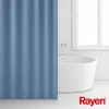 RAYEN Cortina de ducha 180x200cm azul, poliéster