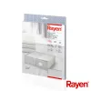 RAYEN Caja de mantas Premium gris 65x55x20cm