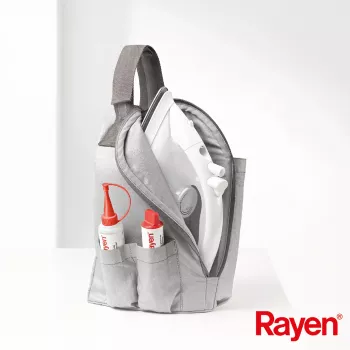 RAYEN Funda para plancha algodón metalizado 30x20x15cm