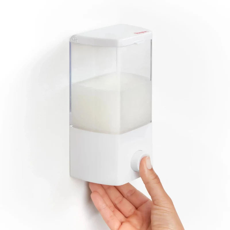 RAYEN Dispensador de jabón líquido / blanco / 400ml