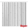 RAYEN Cortina de ducha 180x200cm blanca, poliéster