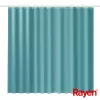 RAYEN Cortina de ducha 180x200cm azul claro, poliéster