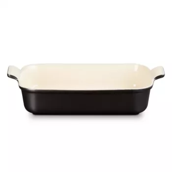 Le Creuset Fuente rectangular Heritage gres 32x24cm / 4L negra
