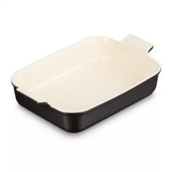 Le Creuset Fuente rectangular Heritage gres 32x24cm / 4L negra
