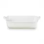 Le Creuset Fuente rectangular Heritage gres 26x19cm / 2,4L blanca