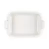 Le Creuset Fuente rectangular Heritage gres 26x19cm / 2,4L blanca