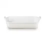 Le Creuset Fuente rectangular Heritage gres 32x24cm / 4L blanca