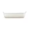 Le Creuset Fuente rectangular Heritage gres 32x24cm / 4L blanca