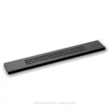 Triton RAB-PO-XF1-X1 filtro para base de rack de 600 mm de ancho, negro