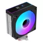 Rampage Octagon B70 refrigerador por aire para CPU, 120 mm ARGB, pantalla de temperatura, negro