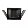 LOGILINK caja SOHO de montaje en pared de 19 inch 12U 540*550, flatpack, negra