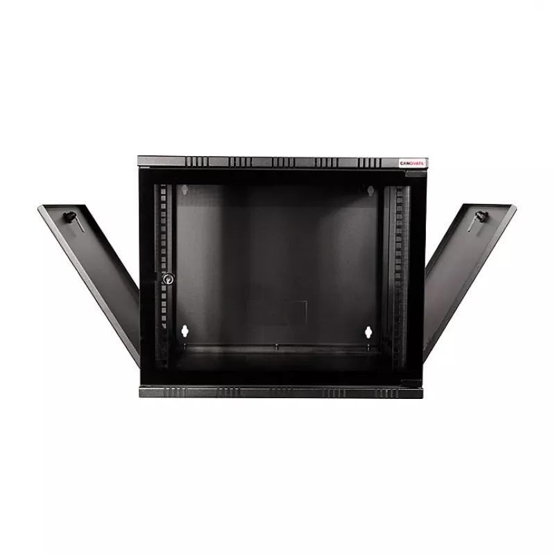 LOGILINK caja SOHO de montaje en pared de 19 inch 12U 540*550, flatpack, negra
