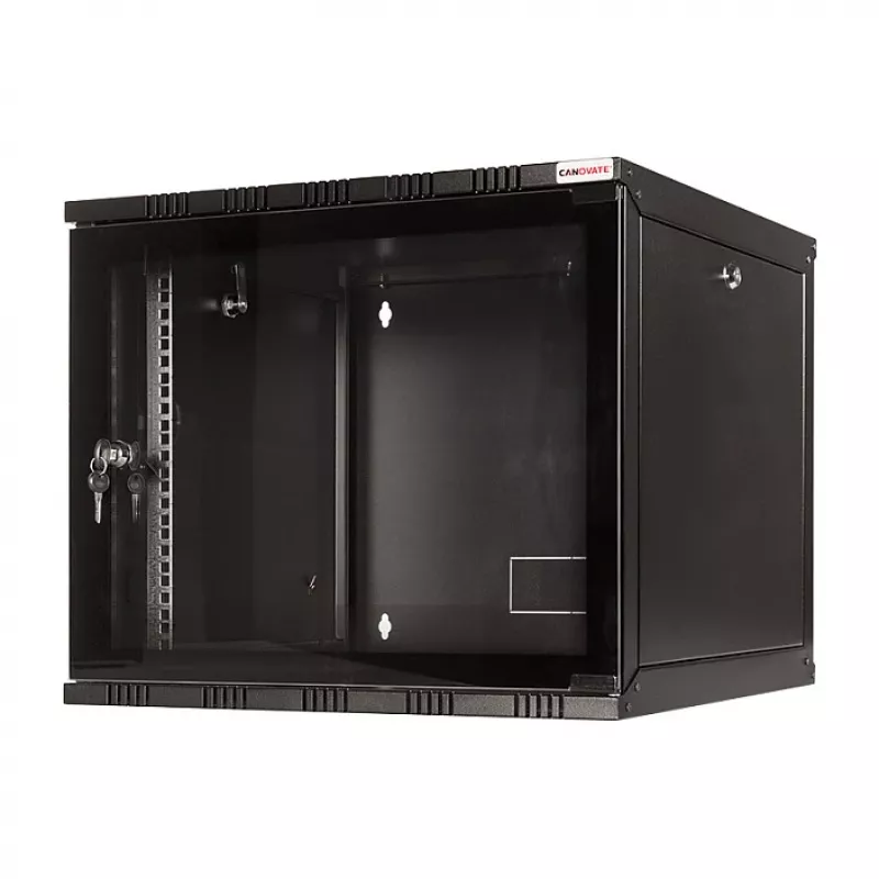 LOGILINK caja SOHO de montaje en pared de 19 inch 12U 540*550, flatpack, negra