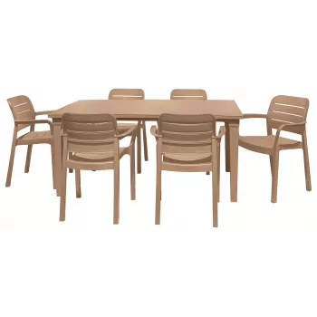 Keter Futura mesa de jardín beige 29197868587