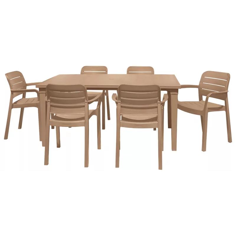 Keter Futura mesa de jardín beige 29197868587