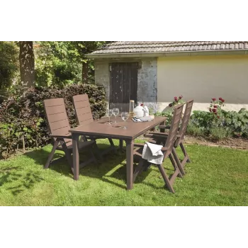 Keter Futura mesa de jardín marrón 29197868599