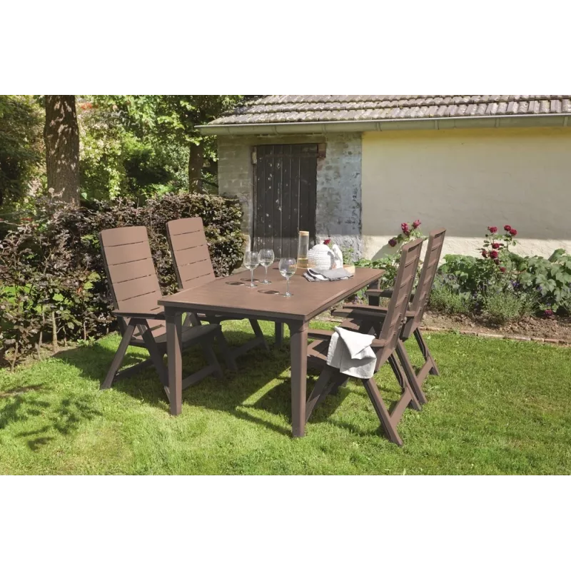Keter Futura mesa de jardín marrón 29197868599