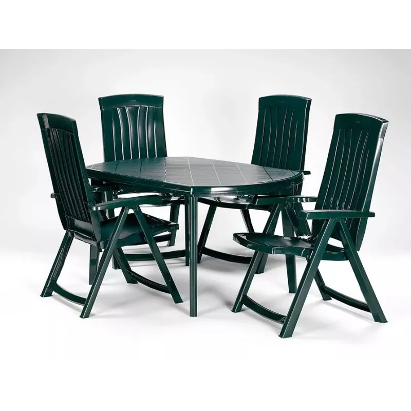 KETER mesa de jardín Elise verde oscuro