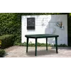 KETER mesa de jardín Elise verde oscuro
