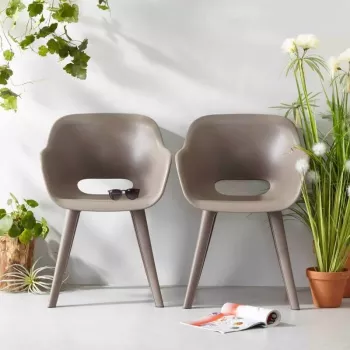 KETER sillas de jardín 2 uds. Akola Beeches