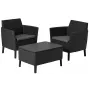 KETER conjunto de muebles de jardín Salemo conjunto de balcón gris