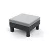 KETER taburete/mesa de jardín Element con cojín gris/gris claro
