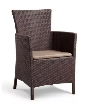 KETER Silla de jardín Iowa marrón