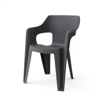 KETER Silla de jardín Bilbao Low Back gris