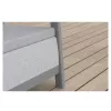 KETER Juego de muebles de jardín Scandi Linea set de 2 plazas gris claro/gris acero oscuro