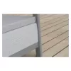 KETER Juego de muebles de jardín Scandi Linea set de balcón gris claro/gris acero oscuro