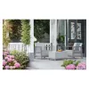 KETER Juego de muebles de jardín Scandi Linea set de balcón gris claro/gris acero oscuro