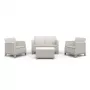 KETER Juego de muebles de jardín Scandi Forma set de 2 plazas pebble grey/light beige