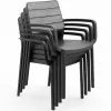 KETER Silla de jardín Deco Porto sillón gris claro/gris