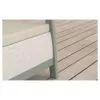 KETER Juego de muebles de jardín Scandi Linea set de balcón gris guijarro/verde salvia Steinton