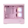 Zalman P30 V2, caja de PC mini torre mATX, 3 ventiladores ARGB de 120 mm, rosa
