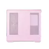 Zalman P30 V2, caja de PC mini torre mATX, 3 ventiladores ARGB de 120 mm, rosa