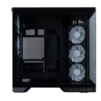 Zalman D50, caja de PC semitorre ATX, 3 ventiladores de 120 mm, negro