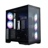Zalman D50, caja de PC semitorre ATX, 3 ventiladores de 120 mm, negro
