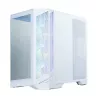 Zalman D50 caja de PC ATX Mid Tower, 3x 120mm ventiladores, blanco