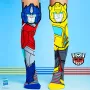 MADMIA calcetines altos niños Transformers Optimus Bumblebee 3D / Mm247