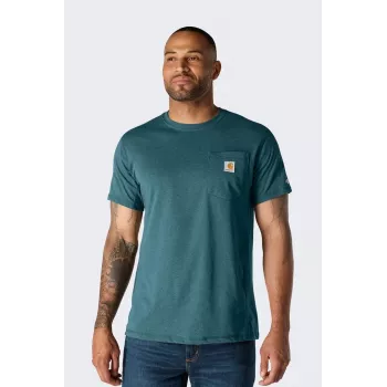 Carhartt Force Midweight SS Pocket camiseta HARBOR