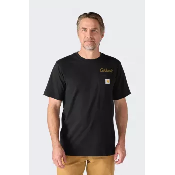 Carhartt Irvine Hard Work T-Shirt NEGRO